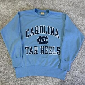 Vintage 1993 UNC Tar Heels Big Print Crewneck Made in USA Small